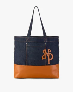 Nude Project Allday Shopper Bag Denim Clearance