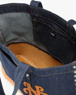 Nude Project Allday Shopper Bag Denim Clearance