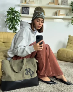 Nude Project Allday Shopper Bag Olive Sale