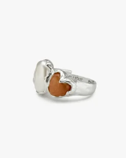 Nude Project Amanecer Ring Silver Sale