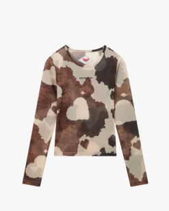 Nude Project Animalie Mesh Top Cow Outlet