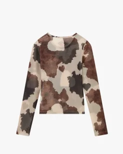 Nude Project Animalie Mesh Top Cow Outlet