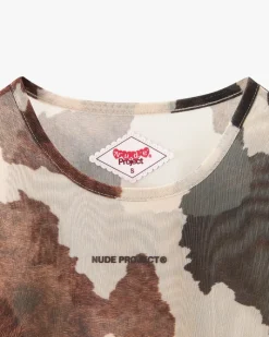 Nude Project Animalie Mesh Top Cow Outlet