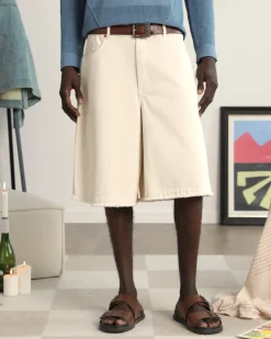 Nude Project Apple Crew Denim Shorts Raw Hot