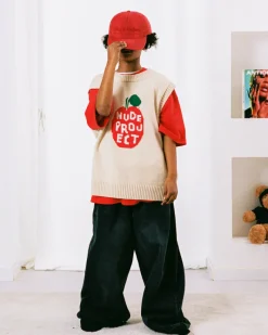 Nude Project Apple Crew Knit Vest Outlet