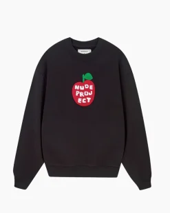 Nude Project Apple Crew Sweatshirt Black Best