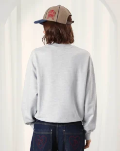 Nude Project Apple Crew Sweatshirt Grey Melange Sale