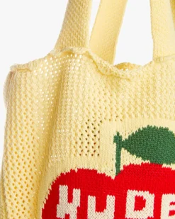 Nude Project Apple Crochet Bag Yellow New