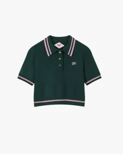 Nude Project Bacuri Knit Polo Green Hot