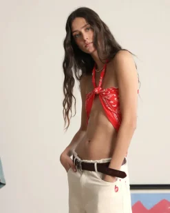 Nude Project Bandana Handkerchief Red Best