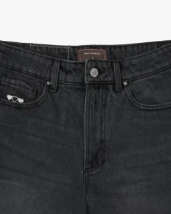 Nude Project Basic Denim Shorts Black Sale