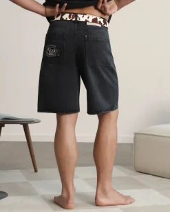 Nude Project Basic Denim Shorts Black Sale