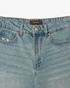 Nude Project Basic Denim Shorts Sand Wash Best