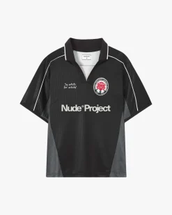 Nude Project Basic Football Tee Black Online