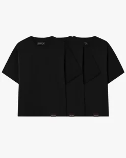 Nude Project Basic Tee Black 3Xpack Clearance