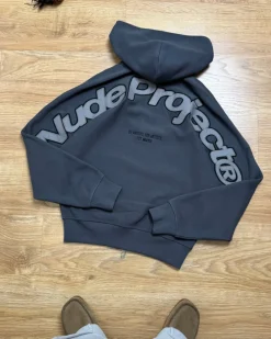 Nude Project Beast Zip-Up Hoodie Ash Fashion