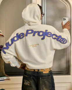 Nude Project Beast Zip-Up Hoodie Marshmallow Online