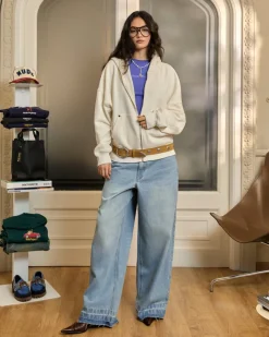 Nude Project Beast Zip-Up Hoodie Marshmallow Online