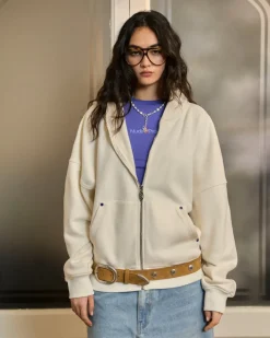 Nude Project Beast Zip-Up Hoodie Marshmallow Online