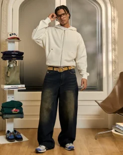 Nude Project Beast Zip-Up Hoodie Marshmallow Online