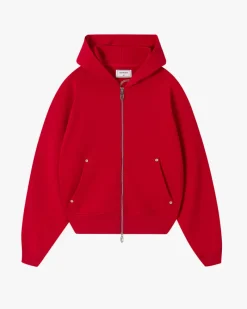 Nude Project Beast Zip-Up Hoodie Red Outlet