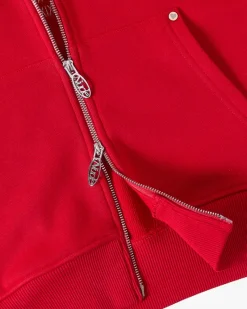 Nude Project Beast Zip-Up Hoodie Red Outlet