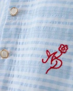 Nude Project Block Shirt Baby Blue New