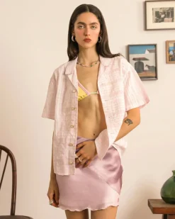 Nude Project Block Shirt Pink Hot