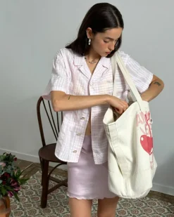 Nude Project Block Shirt Pink Hot