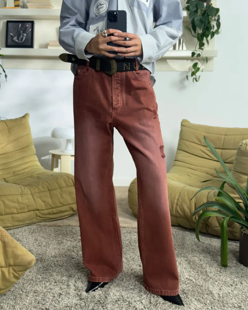 Nude Project Bootcut Jeans Red Discount