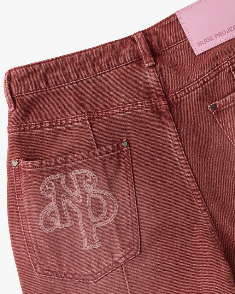 Nude Project Bootcut Jeans Red Discount
