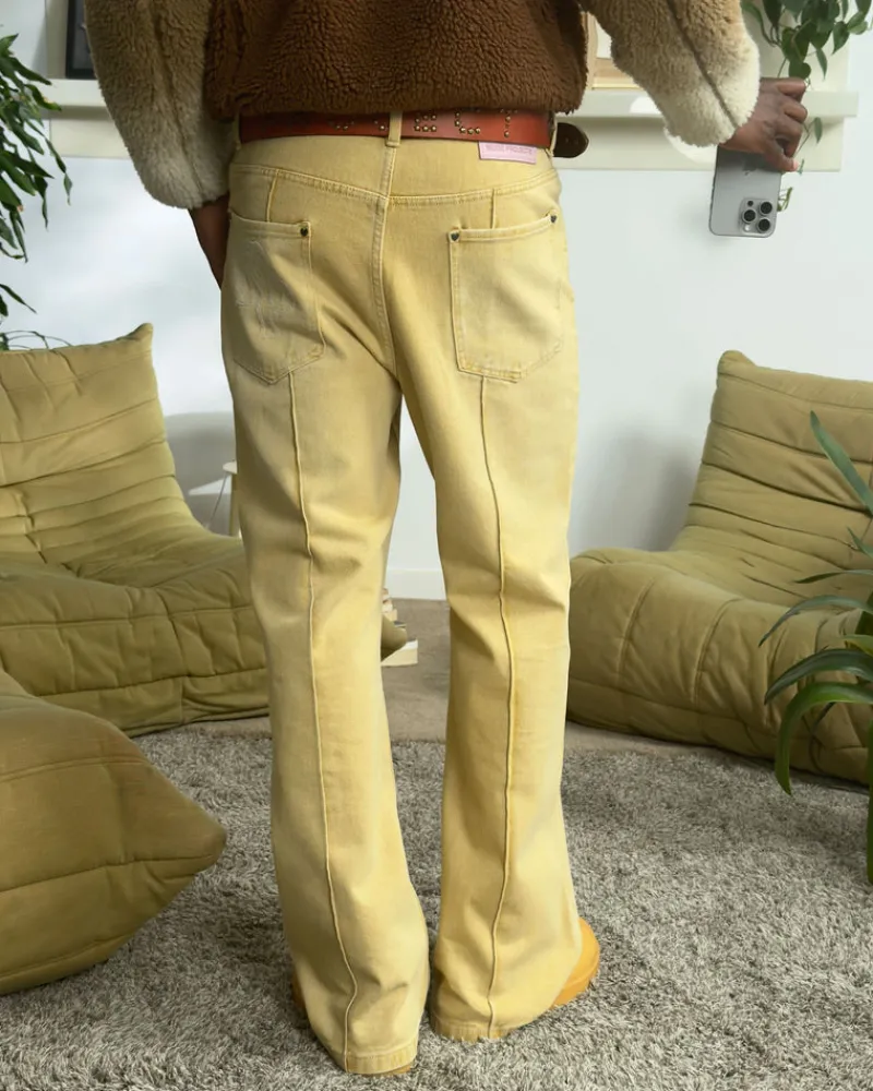 Nude Project Bootcut Jeans Yellow Clearance