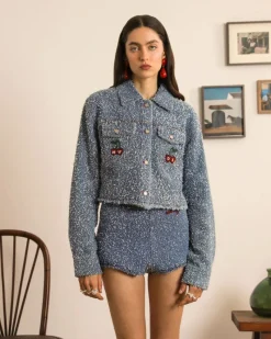 Nude Project Boucle Shorts New