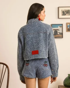 Nude Project Boucle Shorts New