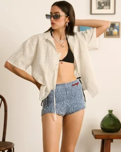 Nude Project Boucle Shorts New