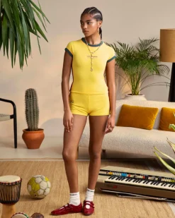 Nude Project Brazil Tee Yellow Sale