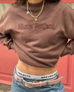 Nude Project Brun Sweatshirt Brown Discount