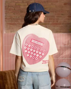 Nude Project Calculator Tee Marshmallow Online