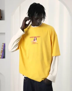 Nude Project Call Tee Yellow Sale