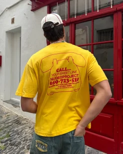 Nude Project Call Tee Yellow Sale