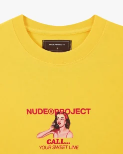Nude Project Call Tee Yellow Sale