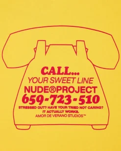 Nude Project Call Tee Yellow Sale