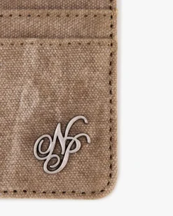 Nude Project Canvas Cardholder Brown Best