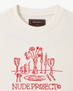 Nude Project Cena Tee Marshmallow Outlet