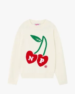 Nude Project Cerise Knit Sweater Marshmallow Fashion