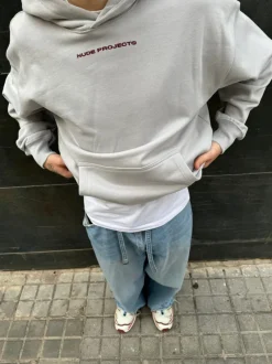 Nude Project Cherry Hoodie Ice Grey New
