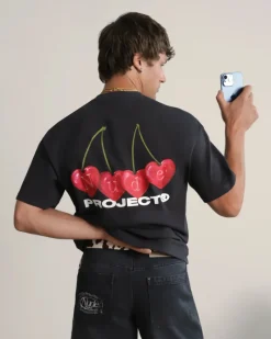 Nude Project Cherry Tee Black Online