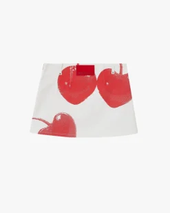 Nude Project Cherry White Skirt Discount