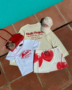 Nude Project Cherry White Skirt Discount