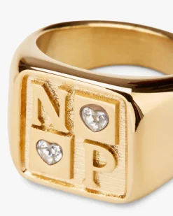 Nude Project Chess Ring Gold Hot